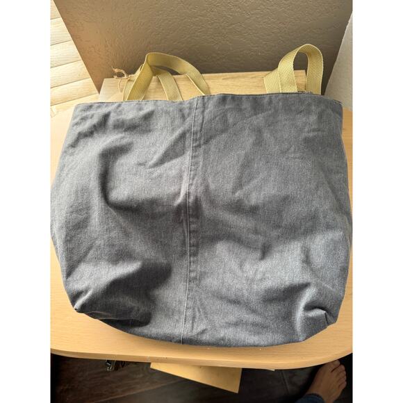 Handmade Gray Paisley Tote Bag - Picture 7 of 9